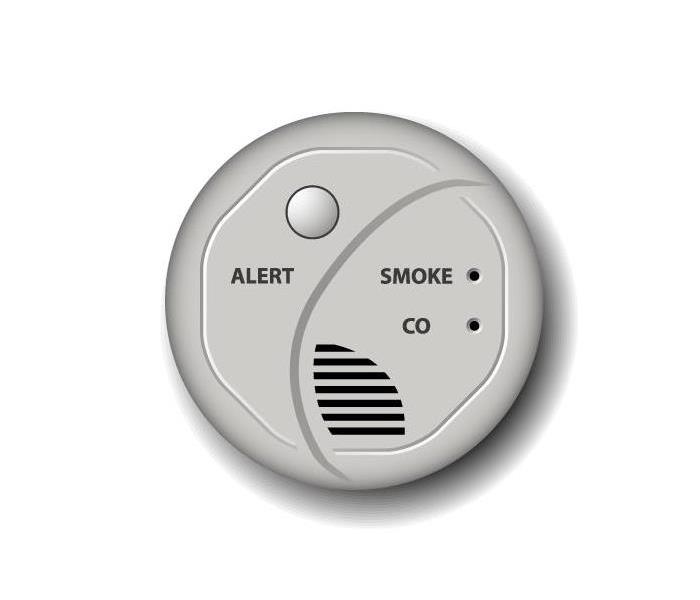 vector fire smoke carbon monoxide detector alarm